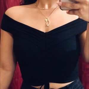 Tie crop top
